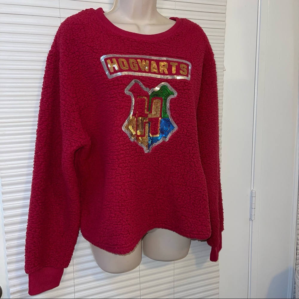 Harry Potter Junior Sweater / Top With Sequin Design - Picture 2 of 6
